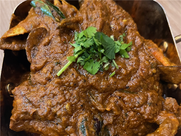 Chettinad crab curry